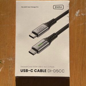 INIU USB-C Cable 2 Pack